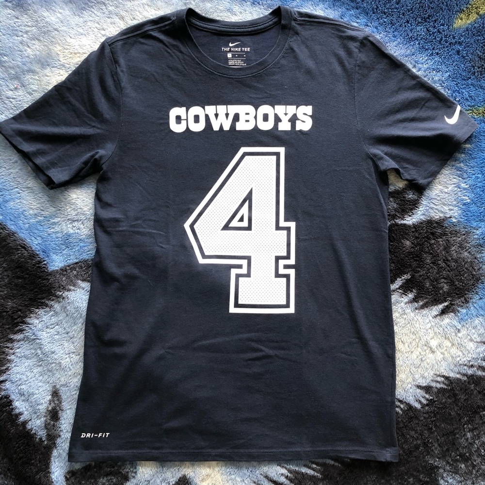 NIKE Dallas Cowboys Dak Prescott 4 Dri-fit T-shirt